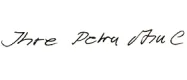 {{Unterschrift von}} Petra Asal